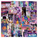 50Pcs Girls Vaporwave Stickers For Luggage Laptop Guitar Water Bottle Phone Bike