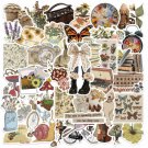 50Pcs Retro Vintage Vinyl Graffiti Stickers For Luggage Laptop Water Bottle Bike