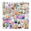 50Pcs Boba Stickers Vinyl Graffiti Laptop Luggage Guitar Phone Skateboard Decor