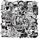 100Pcs Gothic Vinyl Stickers For Skateboard Helmet Laptop Luggage Suitcase Phone