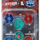 WBBA Beyblade Attack & Balance Parts Set, w Rubber RF Tip & Spin Tracks Gift Boys Kids