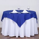 54" Royal Blue Square Polyester Tablecloth Wedding Party Catering Linens