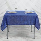 Royal Blue Sequin 60X60" Table Overlay Sparkly Wedding Party Catering Event