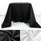 6 Pcs 90X90" Square Tablecloths Cotton Wedding Catering Linens