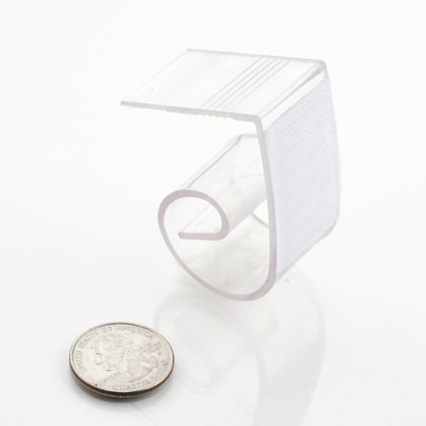 36 Pcs Clear 1.2" Large Plastic Table Skirt Clips Wedding Tradeshow Supplies
