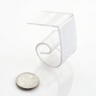 36 Pcs Clear 1.2" Large Plastic Table Skirt Clips Wedding Tradeshow Supplies