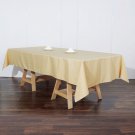 5 Champagne 60X102 Rectangle Polyester Tablecloths Wedding Catering Supplies