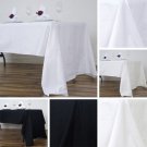 6 Pcs 60X126" Rectangle Tablecloths 100% Cotton Catering Linens