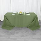90X132" Eucalyptus Green Premium Rectangle Polyester Tablecloth Catering Linens