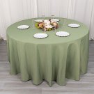 Eucalyptus Green 120" Premium Round Polyester Tablecloth Wedding Party Tabletop