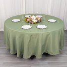 Eucalyptus Green 108" Premium Quality Round Polyester Tablecloth Wedding Party