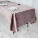 Mauve 60"X102" Premium Velvet Rectangular Tablecloth Wedding Party Linens