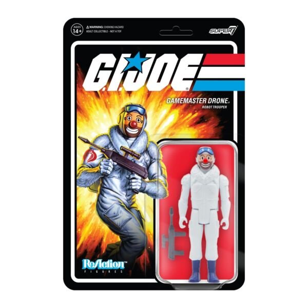 G.I. Joe Gamemaster Drone Robot Trooper Animated Series Reaction Figure 7Gwdzf1 For Gift