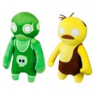 Gang Beasts Yellow & Green Wrestler Plush 2Pk 12" Game Character Doll 7N41Zo1 For Gift
