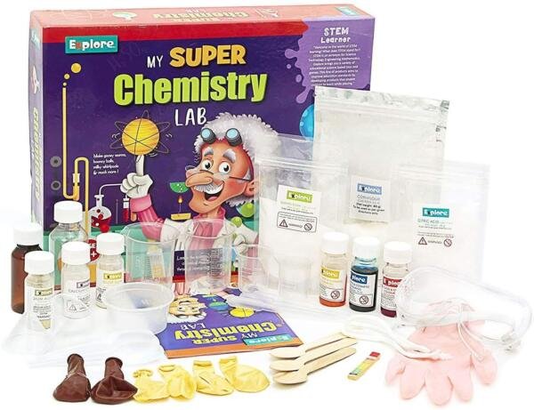 Explore Stem Learner My Super Chemistry Lab 7Gagzd1 Interactive Diy Scientist For Gift