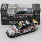 Ryan Blaney 2022 Discount Tire 1:64 Nascar Diecast Chassis For Gift