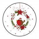 30 1.5" Christmas Bird Favor Labels Round Stickers Envelope Seals