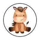 48 Horse Farm Envelope Seals Labels Stickers 1.2" Round Favor