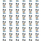 48 Baby Mickey Mouse Envelope Seals Labels Stickers 1.2" Round
