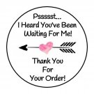30 Thank You Package Delivery 1.5 Inch Labels Round Stickers