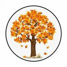 48 Fall Autumn Tree Envelope Seals Labels Stickers 1.2" Round