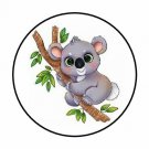 48 Koala Envelope Seals Labels Stickers 1.2" Round