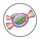 48 Bubble Gum Envelope Seals Labels Stickers 1.2" Round