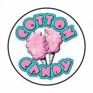 48 Pink Cotton Candy Envelope Seals Labels Stickers 1.2" Round