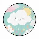 48 Cute Rain Cloud Envelope Seals Labels Stickers 1.2" Round