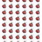 48 Cute Ladybug Envelope Seals Labels Stickers 1.2" Round .