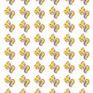 48 Goldfish Fish Envelope Seals Labels Stickers 1.2" Round .
