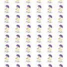 48 Cute Duck Umbrella Envelope Seals Labels Stickers 1.2" Round .