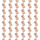 48 Pink Dragon Envelope Seals Labels Stickers 1.2" Round .