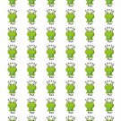 48 Thank You Frog Envelope Seals Labels Stickers 1.2" Round