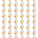48 Thank You Chicken Envelope Seals Labels Stickers 1.2" Round