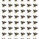 48 Crow Envelope Seals Labels Stickers 1.2" Round