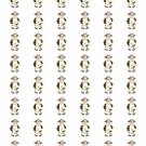 48 Cute Cow Envelope Seals Labels Stickers 1.2" Round