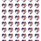 48 American Flag Eagle Envelope Seals Labels Stickers 1.2" Round