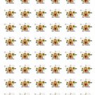 48 Bee Hive Thankful Envelope Seals Labels Stickers 1.2" Round