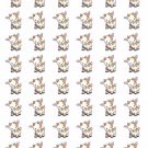 48 Baby Goat Envelope Seals Labels Stickers 1.2" Round