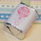 60 Baby Shower Its A Girl Pink Rattle Hershey Candy Nugget Wrappers Stickers
