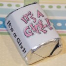 30 Baby Shower Its A Girl Hershey Candy Nugget Wrappers Stickers