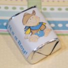 30 Baby Shower Its A Boy Cowboy Hershey Candy Nugget Wrappers Stickers