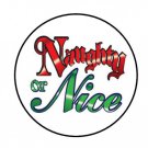 48 Christmas Naughty Or Nice Envelope Seals Labels Stickers 1.2" Round