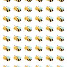 48 Bumble Bee Envelope Seals Labels Stickers 1.2" Round