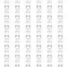48 Mason Jar Envelope Canning Seals Labels Stickers 1.2" Round