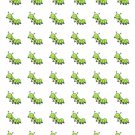 48 Cute Caterpillar Envelope Seals Labels Stickers 1.2" Round