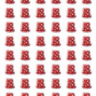 48 Xoxo Valentines Love Envelope Seals Labels Stickers 1.2" Round
