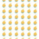48 Cute Bumble Bee 1 Envelope Seals Labels Stickers 1.2" Round