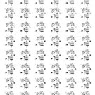 48 Bird Cage Envelope Seals Labels Stickers 1.2" Round
